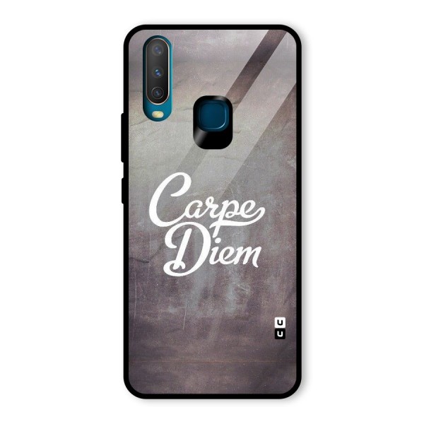 Carpe Diem Rugged Glass Back Case for Vivo Y12