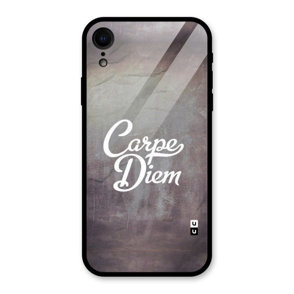 Carpe Diem Rugged Glass Back Case for XR