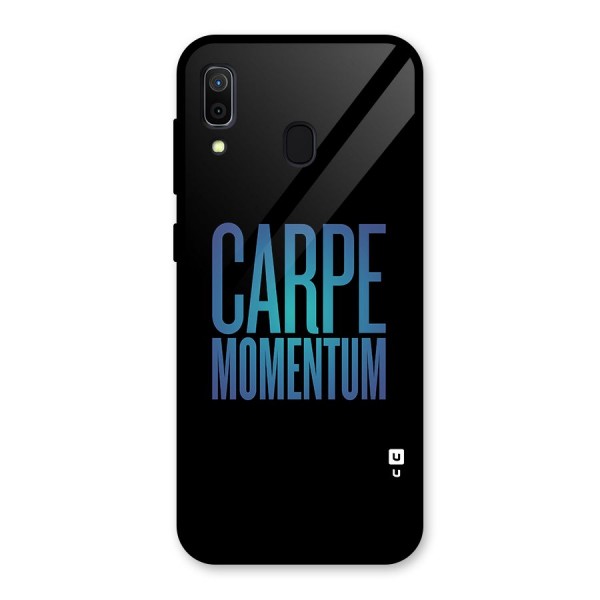 Carpe Momentum Glass Back Case for Galaxy A30