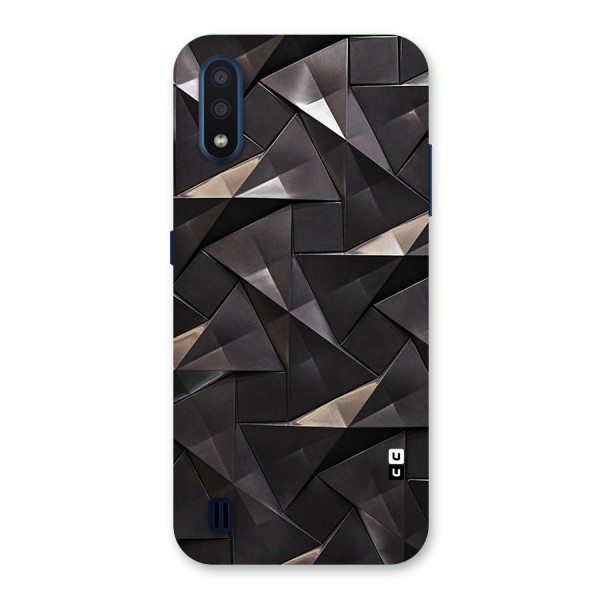 Carved Triangles Back Case for Galaxy M01