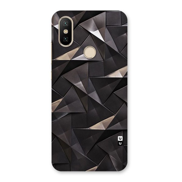 Carved Triangles Back Case for Mi A2