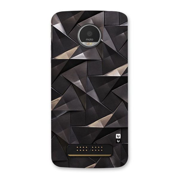 Carved Triangles Back Case for Moto Z Play