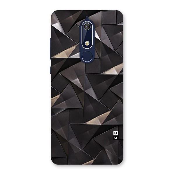 Carved Triangles Back Case for Nokia 5.1