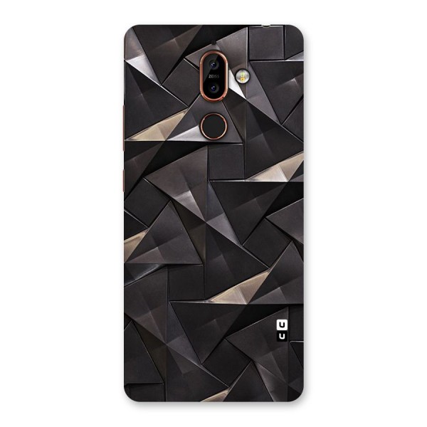 Carved Triangles Back Case for Nokia 7 Plus