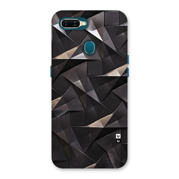 Carved Triangles Back Case for Oppo A12