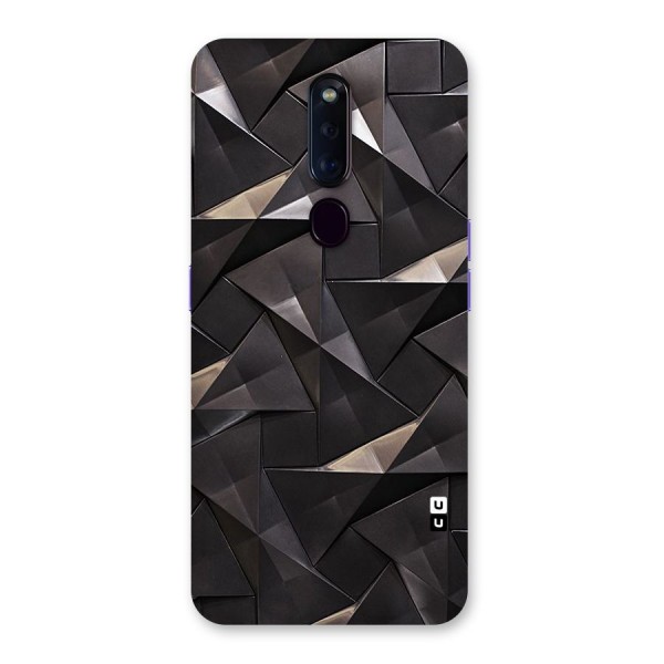 Carved Triangles Back Case for Oppo F11 Pro