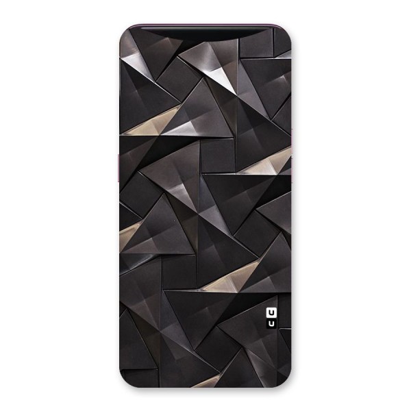 Carved Triangles Back Case for Oppo Find X