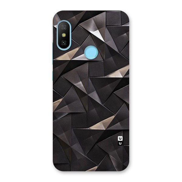 Carved Triangles Back Case for Redmi 6 Pro