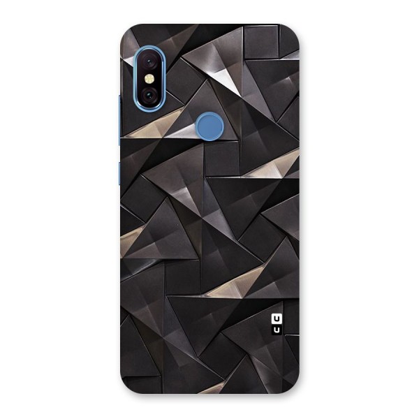 Carved Triangles Back Case for Redmi Note 6 Pro