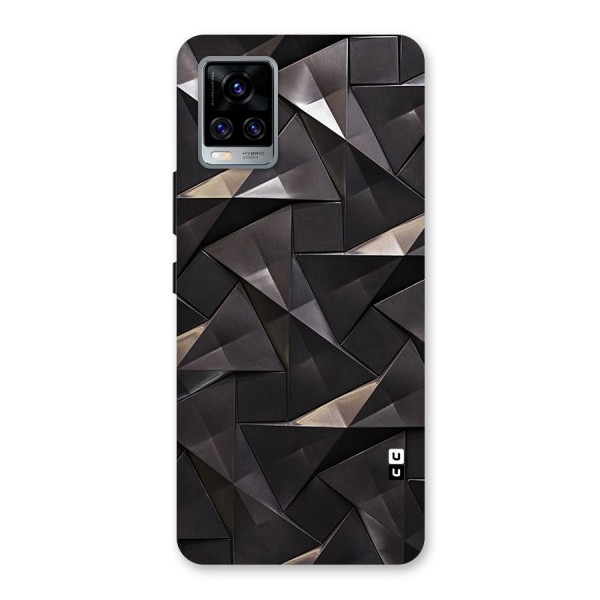 Carved Triangles Back Case for Vivo V20 Pro