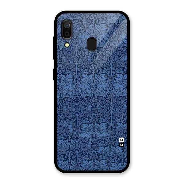 Carving Design Glass Back Case for Galaxy A30