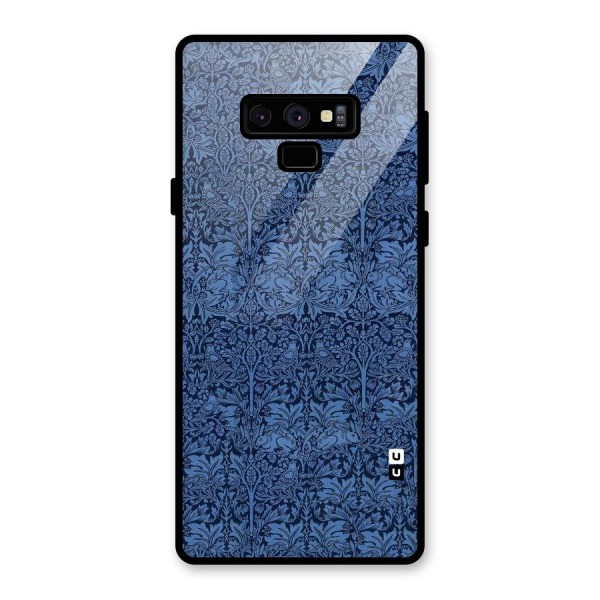 Carving Design Glass Back Case for Galaxy Note 9