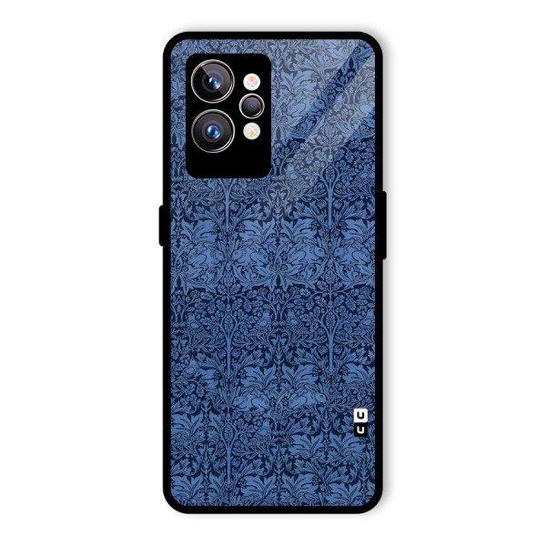 Carving Design Glass Back Case for Realme GT2 Pro