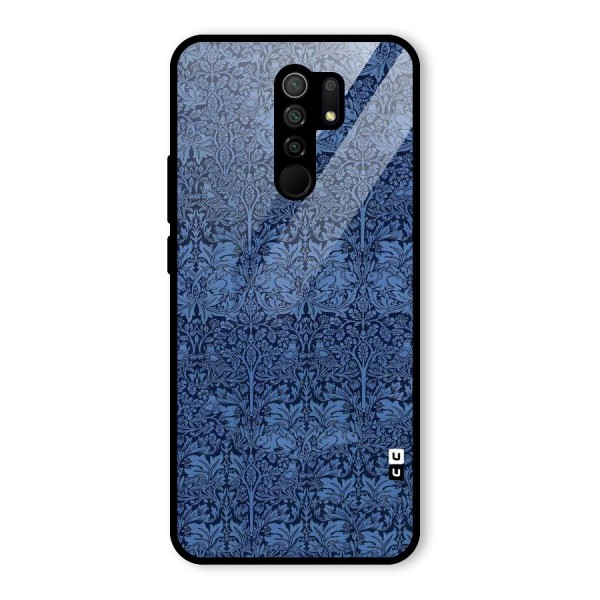 Carving Design Glass Back Case for Redmi 9 Prime