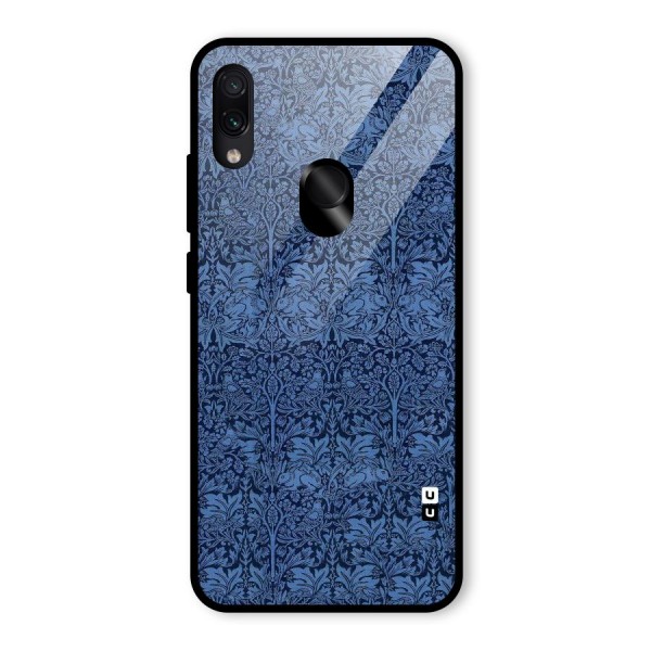 Carving Design Glass Back Case for Redmi Note 7