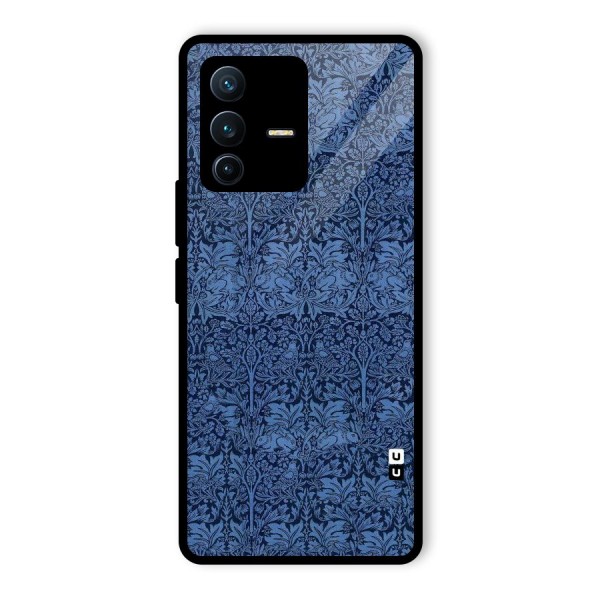 Carving Design Glass Back Case for Vivo V23 Pro