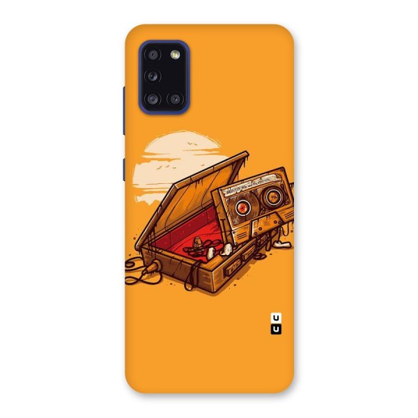 Casette Box Back Case for Galaxy A31