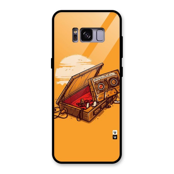 Casette Box Glass Back Case for Galaxy S8