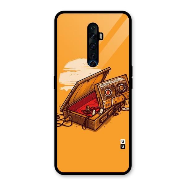 Casette Box Glass Back Case for Oppo Reno2 Z