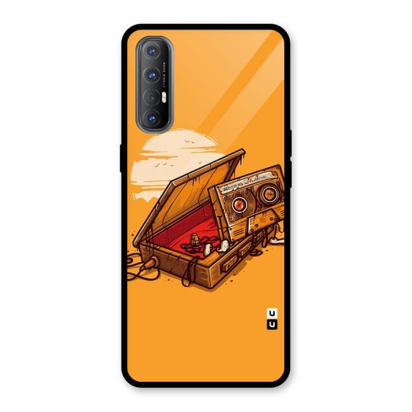 Casette Box Glass Back Case for Oppo Reno3 Pro