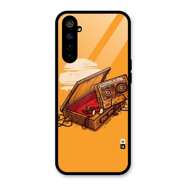 Casette Box Glass Back Case for Realme 6