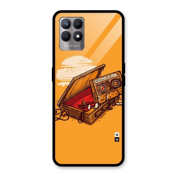 Casette Box Glass Back Case for Realme 8i