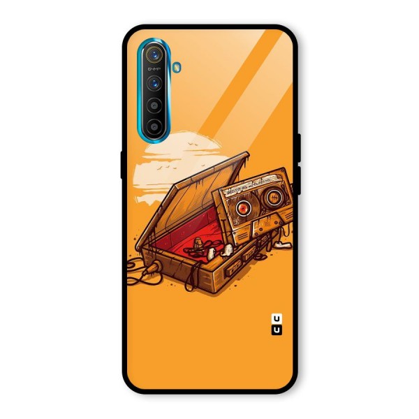 Casette Box Glass Back Case for Realme XT