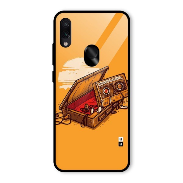 Casette Box Glass Back Case for Redmi Note 7