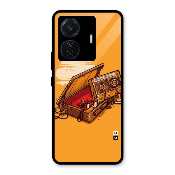 Casette Box Glass Back Case for Vivo T1 Pro