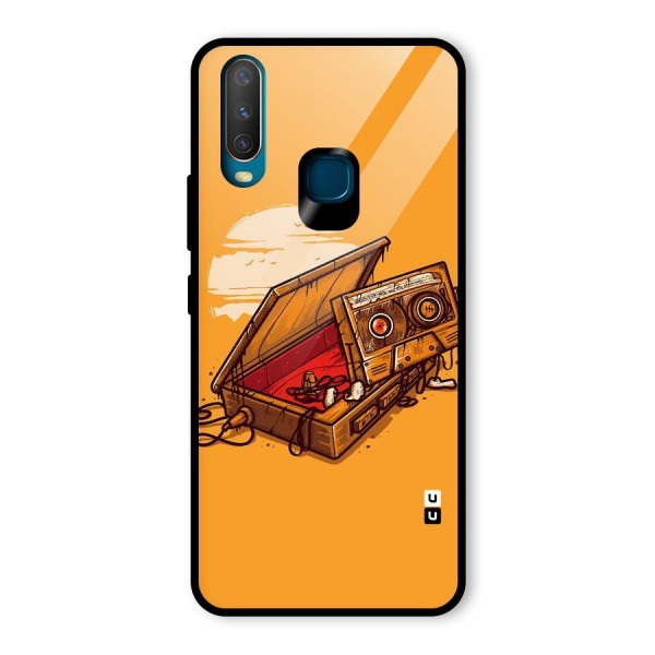 Casette Box Glass Back Case for Vivo Y12