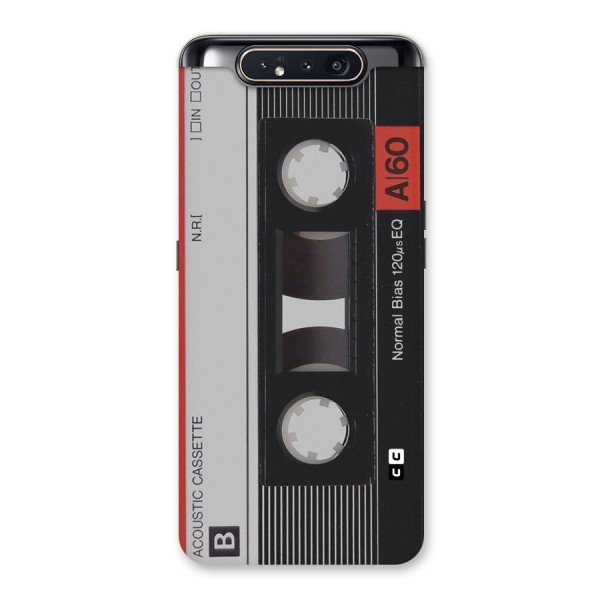 Casette Design Back Case for Galaxy A80