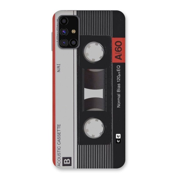 Casette Design Back Case for Galaxy M31s