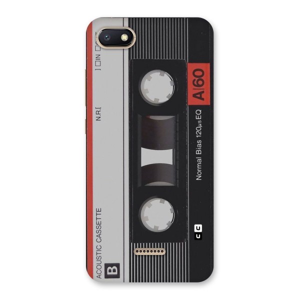 Casette Design Back Case for Redmi 6A