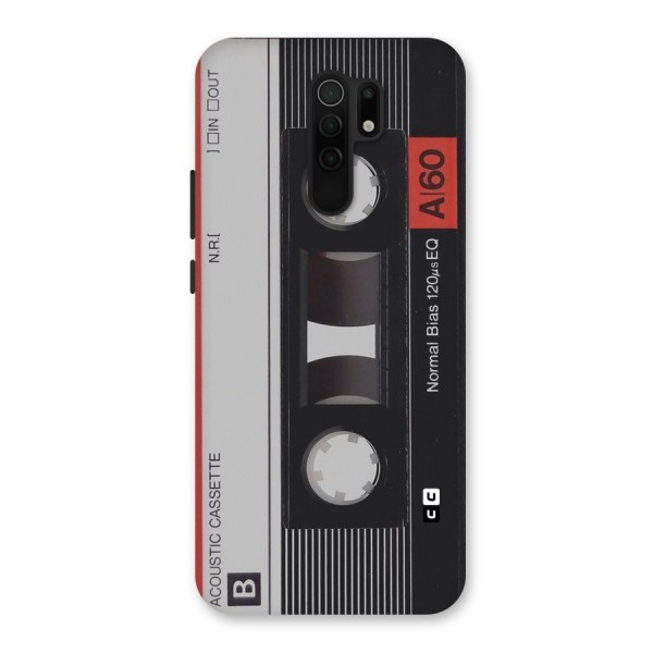 Casette Design Back Case for Redmi 9 Prime