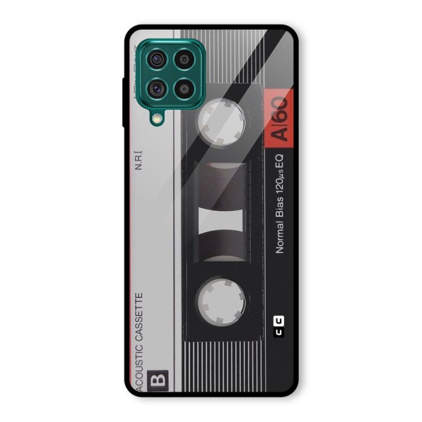 Casette Design Glass Back Case for Galaxy F62