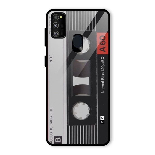 Casette Design Glass Back Case for Galaxy M21