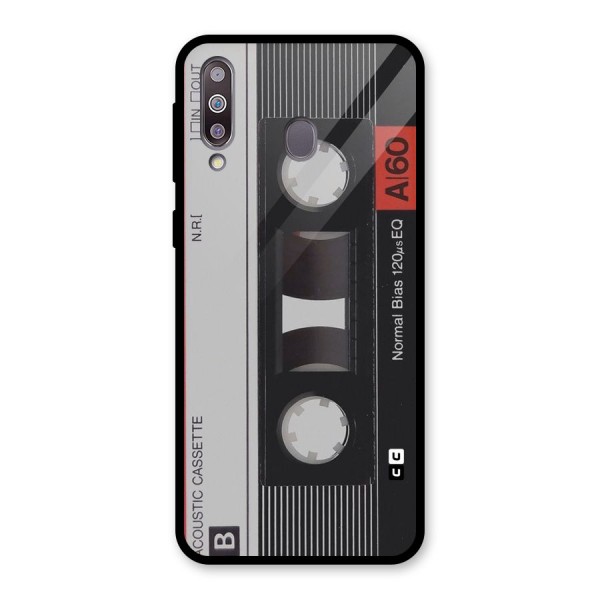 Casette Design Glass Back Case for Galaxy M30