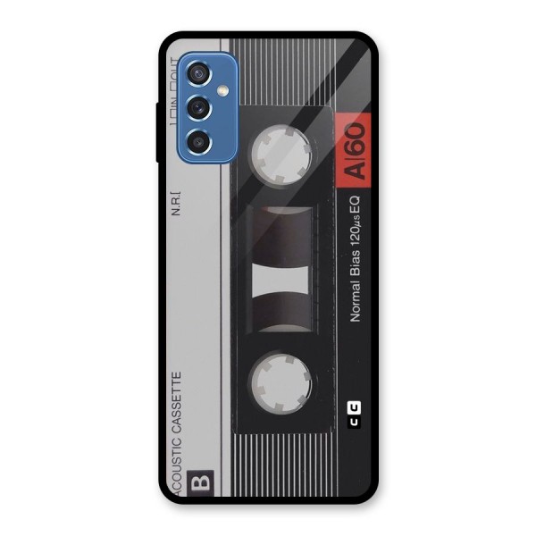 Casette Design Glass Back Case for Galaxy M52 5G