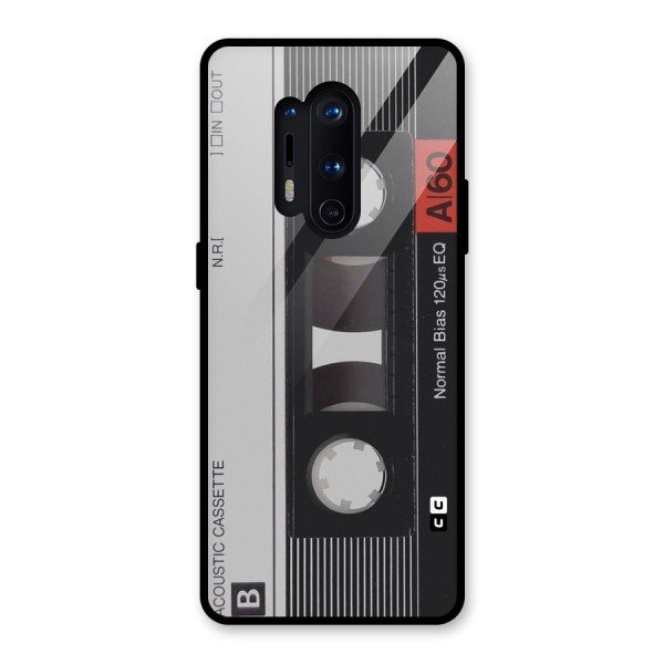 Casette Design Glass Back Case for OnePlus 8 Pro