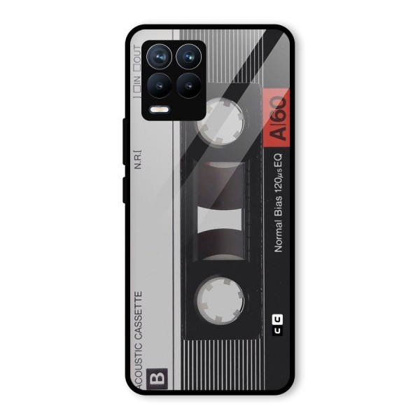 Casette Design Glass Back Case for Realme 8 Pro