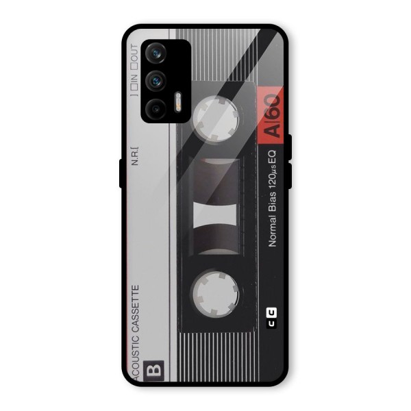 Casette Design Glass Back Case for Realme X7 Max