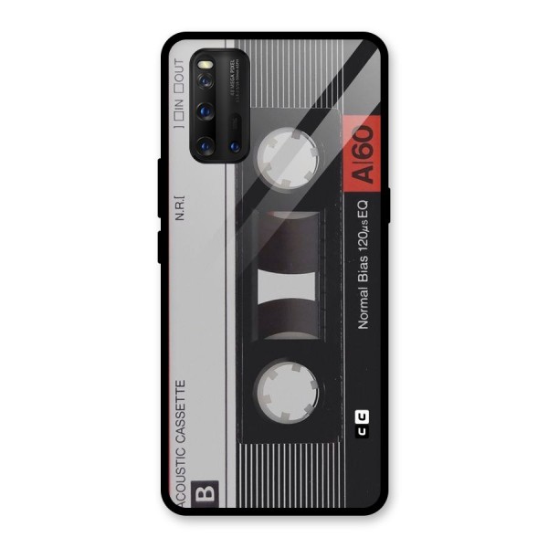 Casette Design Glass Back Case for Vivo iQOO 3