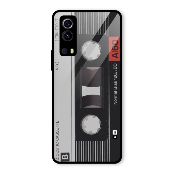 Casette Design Glass Back Case for Vivo iQOO Z3