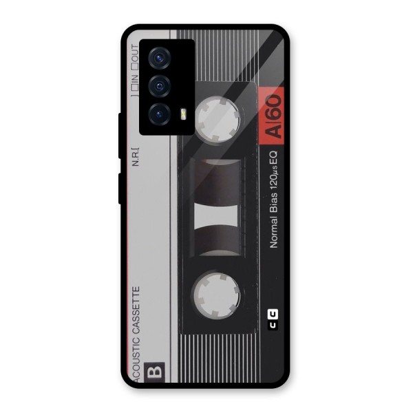 Casette Design Glass Back Case for Vivo iQOO Z5