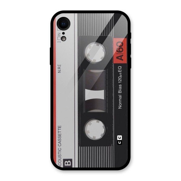 Casette Design Glass Back Case for XR