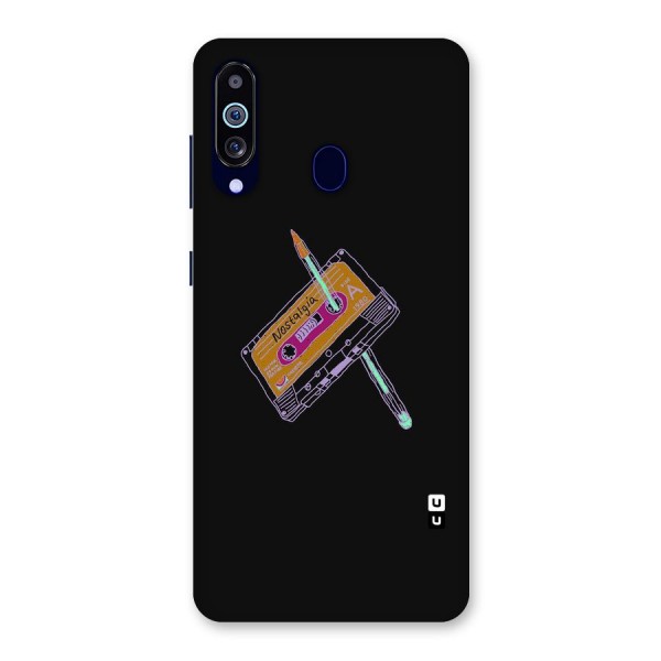 Casette Nostalgia Back Case for Galaxy A60