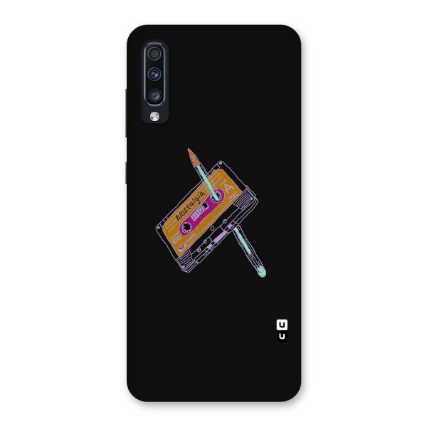 Casette Nostalgia Back Case for Galaxy A70