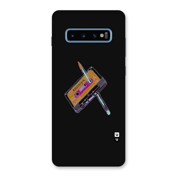 Casette Nostalgia Back Case for Galaxy S10 Plus