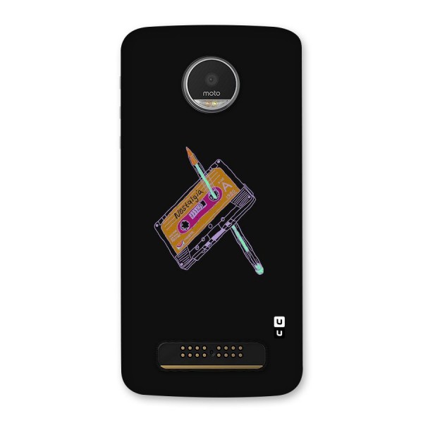 Casette Nostalgia Back Case for Moto Z Play