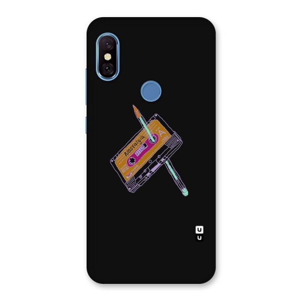 Casette Nostalgia Back Case for Redmi Note 6 Pro